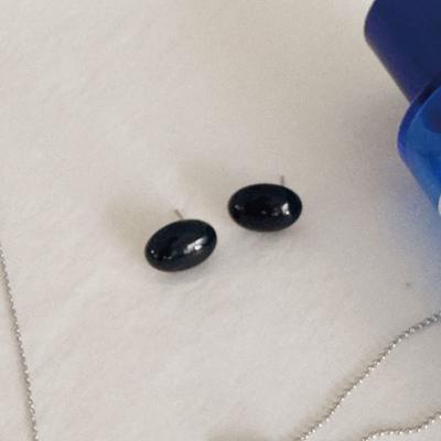 Objet213 Black Onyx Stud Earrings