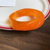Europe American Style Wide Open Bangle Round Cuff Bangles Fashion Resin Bangle  Gift