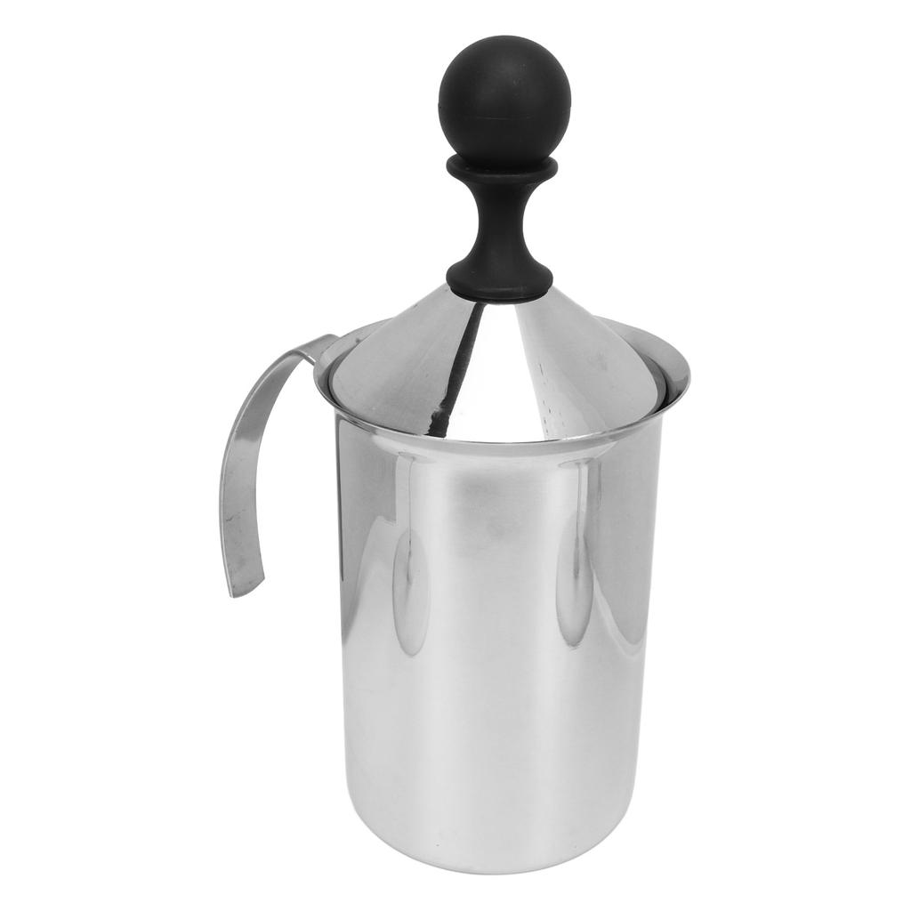 Pěnič na kávu Dvouvrstvý Všestranný Manuální Nerezový Pěnič mléka pro Domácnost Kavárny