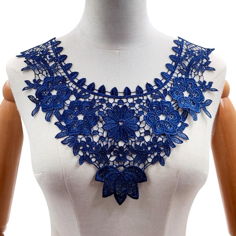 5PCS Hollow Out Pattern Fake Collar Fashion Flower Collar  Special Occasions