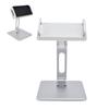 Aluminum Alloy Tablet Stand Adjustable Foldable Cell Phone Holder for IOS Tablet Bedside Office Supplies Silver