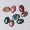 5pc Natural Stone Cabochon Oval Charm Egg Shape Flatback Stone Loose Cabochon for DIY Jewerly Ring Necklace Bracelet Accessories