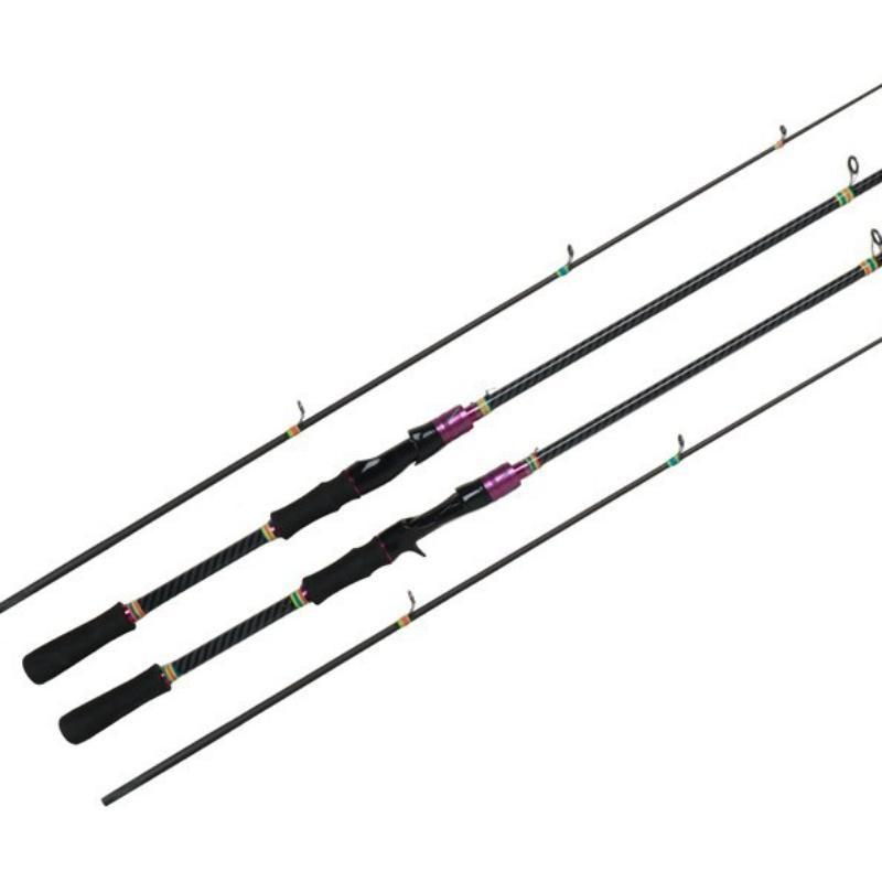 Spinning Casting Dual Use Fishing Rod 1.65m 2 Section Fiberglass Lure Tackle for Beginner and Pro Anglers