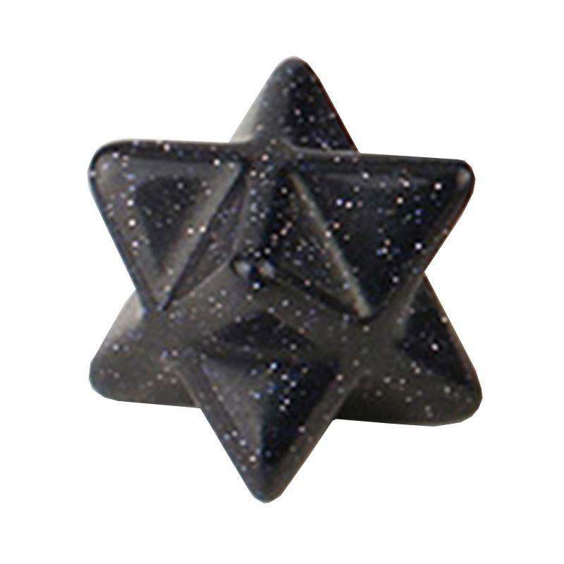 Merkaba Star Crystal Natural Jewelry Meditation Sacred Healing Decoration Energy