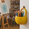 Hollow Out Pear-shaped Cutlery Holder Magnetic Pen Holder Chopsticks Storage Basket  Bathroom