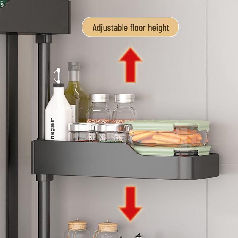 Drehbares 3-stöckiges Küchen-Eckregal