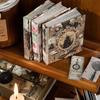 93pcs Vintage material paper+Sticker set Creativity Decorative Hand Account Adhesive Diy Diary Album Scrapbooking Craft Supplies