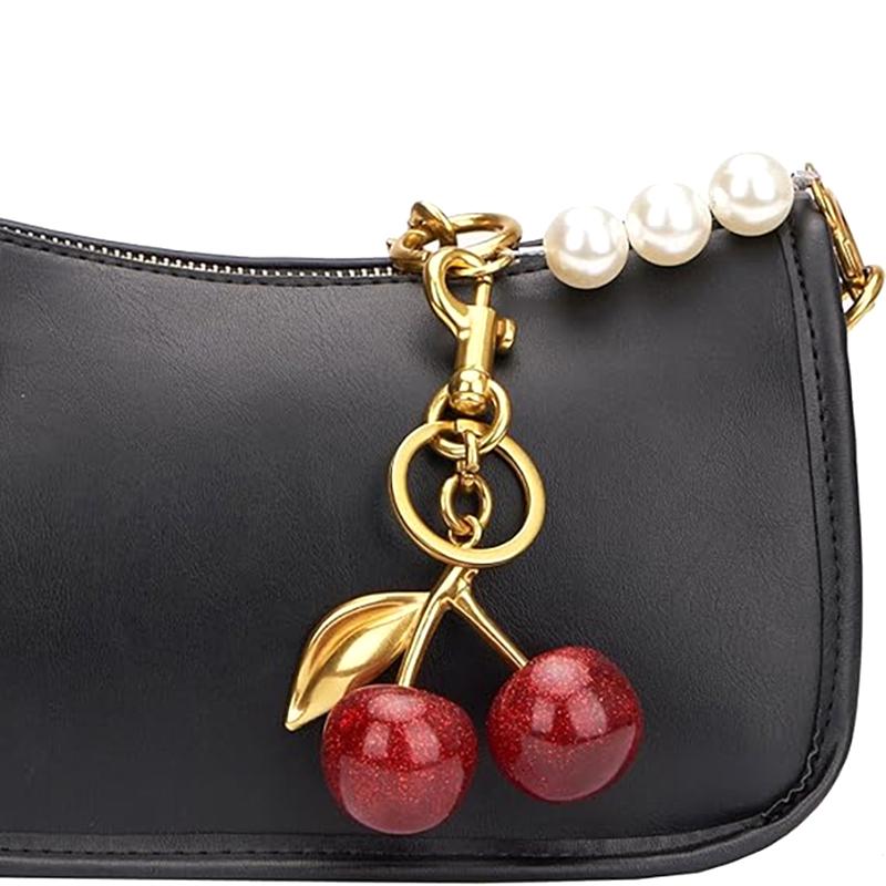 Apple Keychain Pendants Exquisite Car Keychain Bags Pendant Ornaments Women'S Handbag Accessories