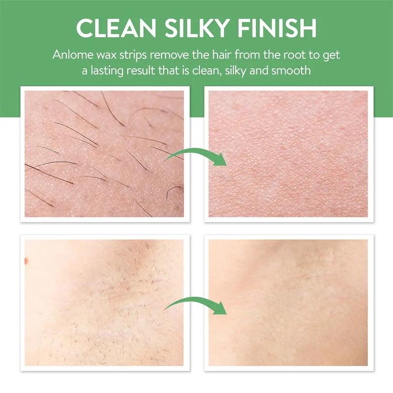 30Pcs/Pack Professional Hair Removal Wax Strips for Summer Depilation Double Sided Cold Wax Paper for Leg Body Face Useful
