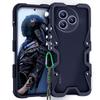 For Xiaomi Civi 5 Pro 5G Bumper Case Aluminium Alloy Metal Phone Shell Cover with Strap
