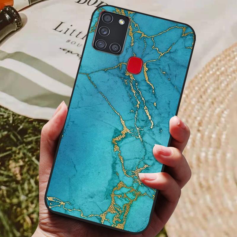 For Samsung A21S Case Phone Cover Silicone Soft TPU Back Cover for Samsung Galaxy A21S Case A 21S A21 S A217F Fundas Bumper