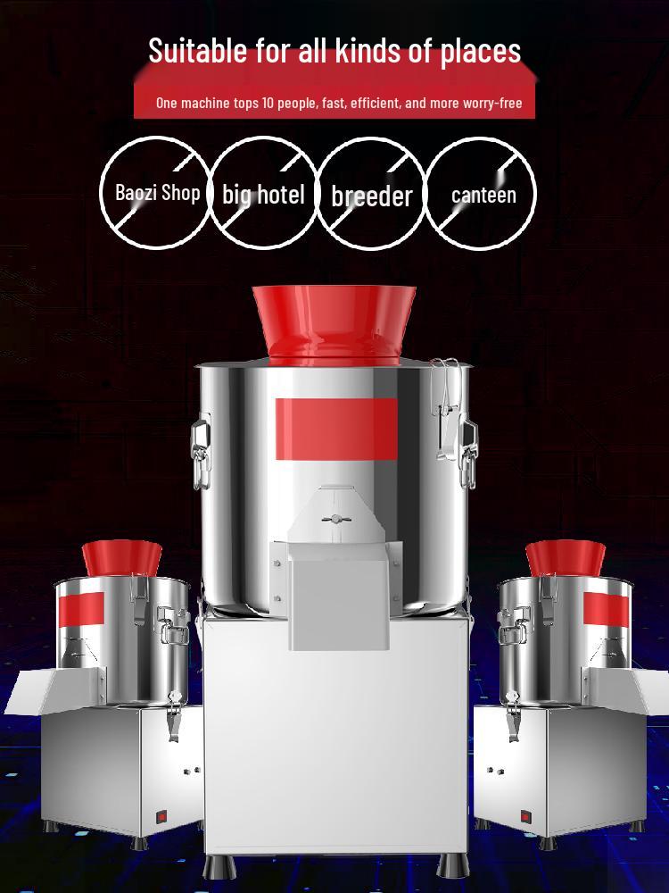Commercial Electric Vegetable Chopper & Mincer for Chicken Feed and Granular Filling