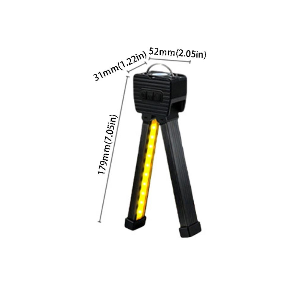 

Dimming Function Foldable Led Work Light Waterproof Design Adjustable Brightness Rechargeable Working Light Rotation Magnetic чорний