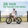 Burchda R5Pro 1500W50km/h 26-inch Folding Electric Mountain Bike 48V20AH Lithium Fat Electric Bicycle Motorcycle