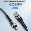Wozinsky USB-C to USB-C PD 65W Cable 2m - Black