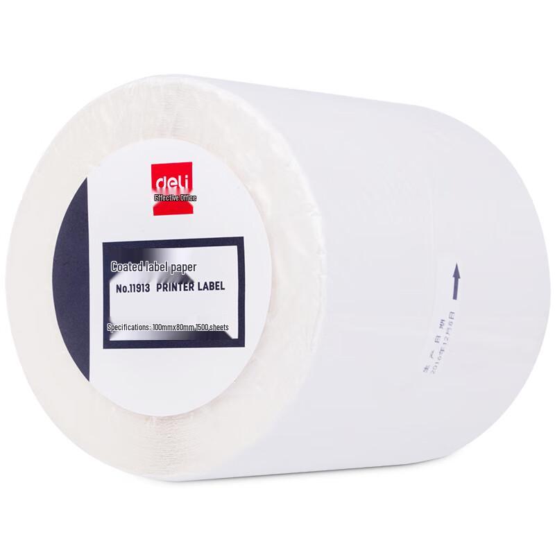 Deli Coated Self-Adhesive Barcode Labels