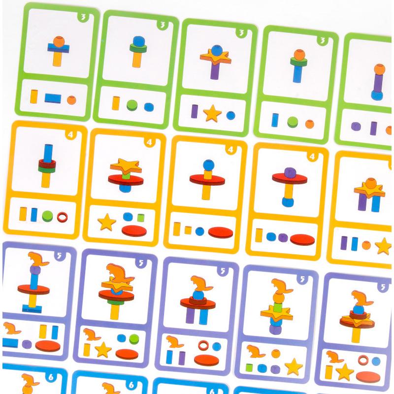 Montessori Game Wooden Board Game Tangle Puzzle Game for Two Players Hand-Eye Coordination with Chopsticks Balance Challenge Gif