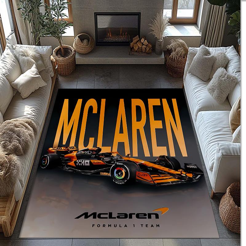 Manchester Printed Flannel Area Rug Non Slip Soft Polyester Floor Carpet Indoor Decor Mat for Bedroom Living Room Sofa