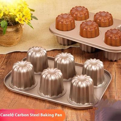 1/4/6/9 Holes Non-Stick Mold Cake Pan Small Muffin Bakeware Cupcake Carbon Steel Pastry Mould Mini Cupcake Holder