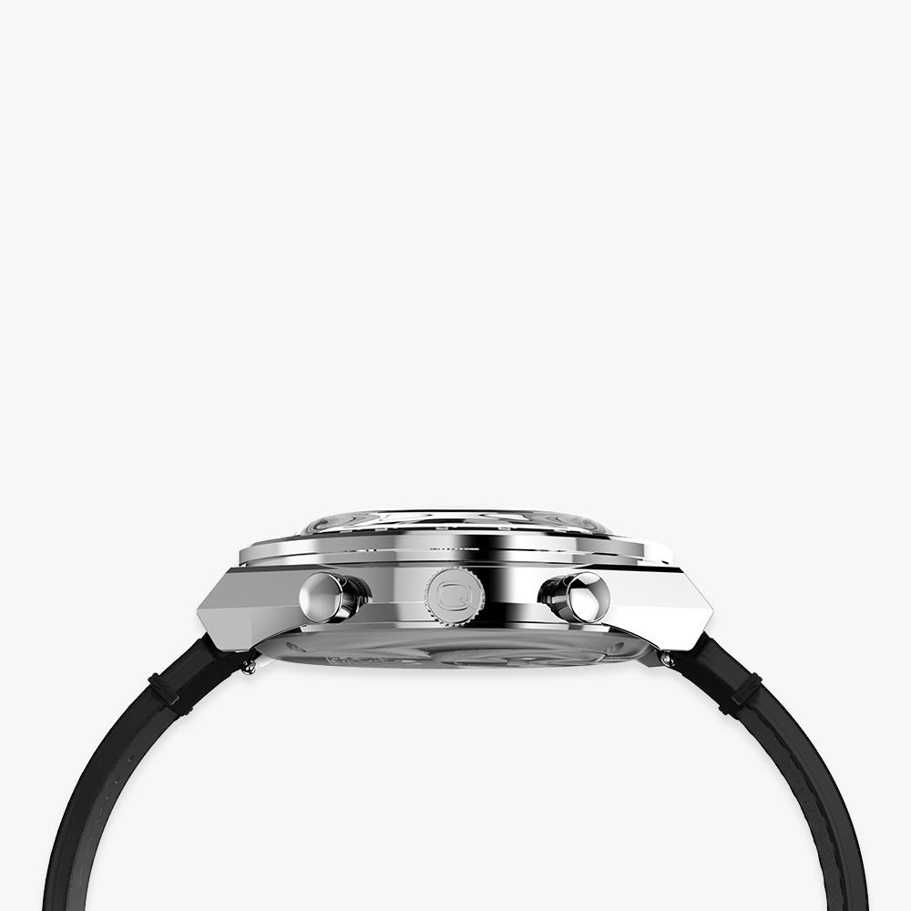 [Peanuts X Timex] Snoopy Chronograph 40mm Leather Watch - TW2W68900