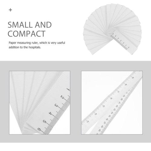 TOYMYTOY Tape Measures, 100 Disposable Double-Sided Tape Measures, 1m Long