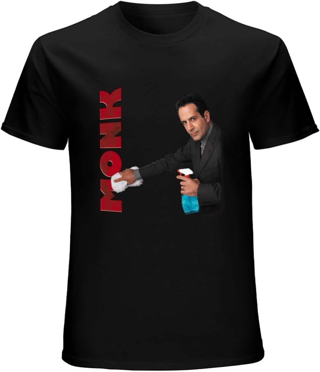 Monk Clean Up T Shirt Mens Tv Show Adrian Monk XS 4XL