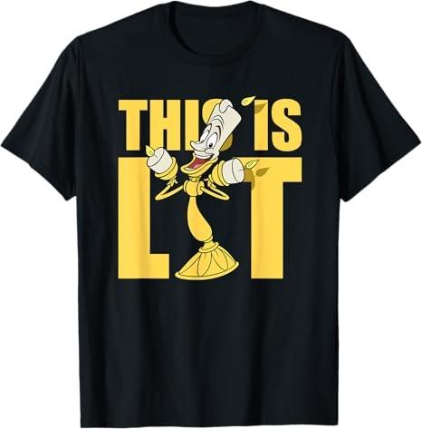 Beauty And The Beast Lumiere This Is Lit TShirt 2025 S