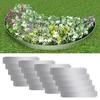 VidaXL Clôture de pelouse 20 pcs Acier galvanisé 100x20 cm