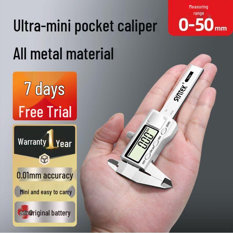 

High-Precision Mini Digital Vernier Caliper for Jewelry and Household Measuring