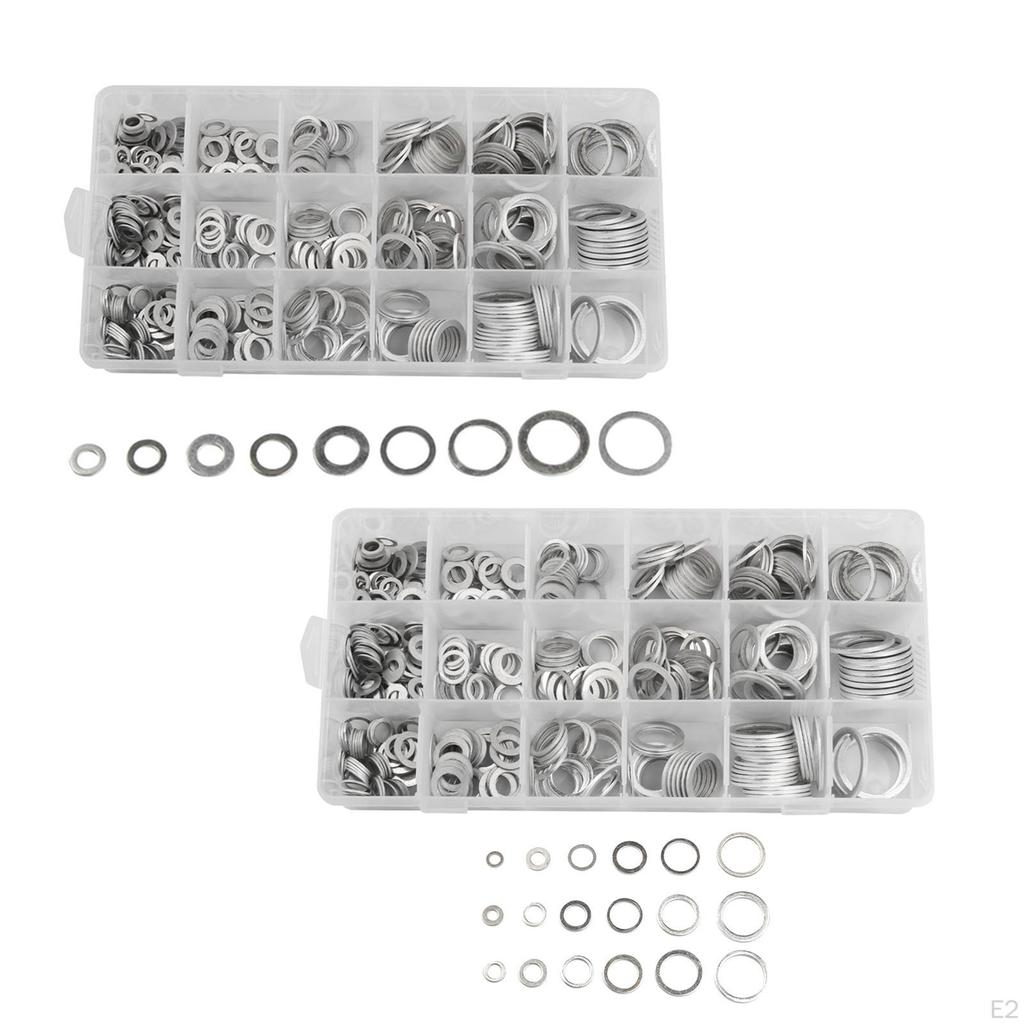 Flat Washer Assortment Gasket Decoration Automotive Metric Oil Drain for Outdoor Construction