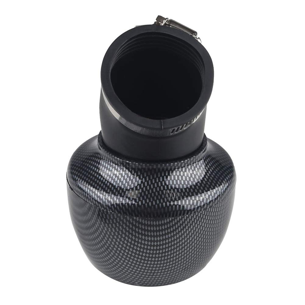 ADPOW Universal Motorcycle Carbon Air Filter Power Filter Air 28mm 35mm 42mm 48mm