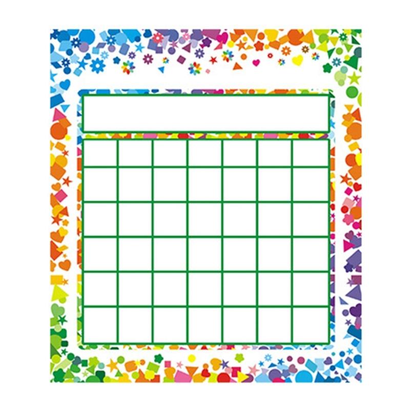 50 Pieces Classroom Incentive Chart Cartoon Children Positive Behavior Reward Board for Shool Teacher Student