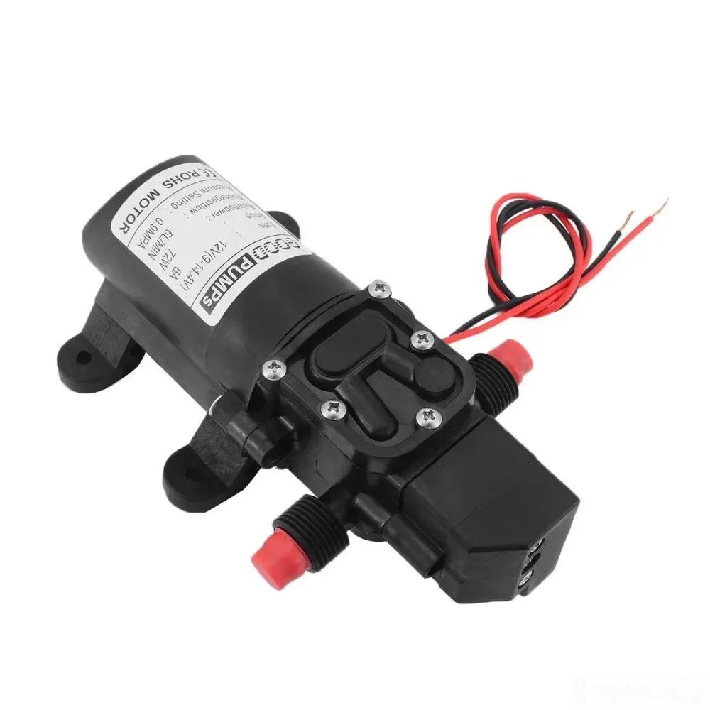 1pcs Automatic Flow Switch AUTO Diaphragm Water Pump Small Safe Self Priming Pumps 6L/Min High Pressure 12V 130PSI Agricultural