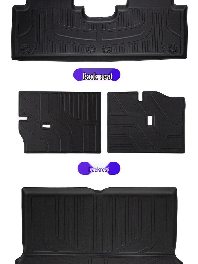 Eco-Friendly TPE Trunk and Seat Back Mats for 25 Leapmotor B10 Models