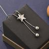 Elegant Geometric Star Pendant Sweater Necklace For Women In Autumn Winter Fashion