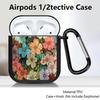 Case For Airpods Pro2 Pro3 1 3 2 4 Pro Earphone Cases Cover Beautiful Flower Pattern