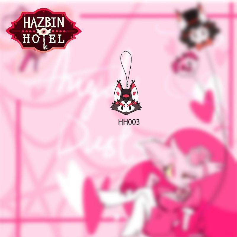 Alastor Doudou Eyes Keychain Vaggie Cell Phone All Staff Set Bag Decoration Adam Accessories Kawaii Lucifer Pendant Gift