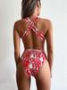 Sexy Deep V Neck Swimwear Backless Bandage One Piece Swimsuit Monokini Badpak Bathing Suit