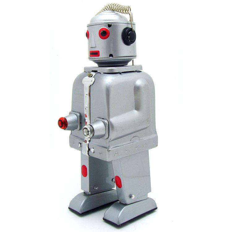 MS646 Tinplate Mechanical Robot Adult Collectible - Creative Gift Tin Toy