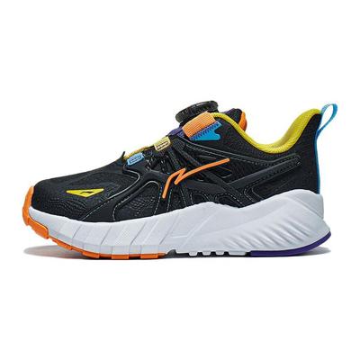 Li Ning Kinder Flash Shadow V6 Rutschfeste Stoßdämpfende Low-Top Laufschuhe Kinder Laufschuhe Schwarz YKNT112-3