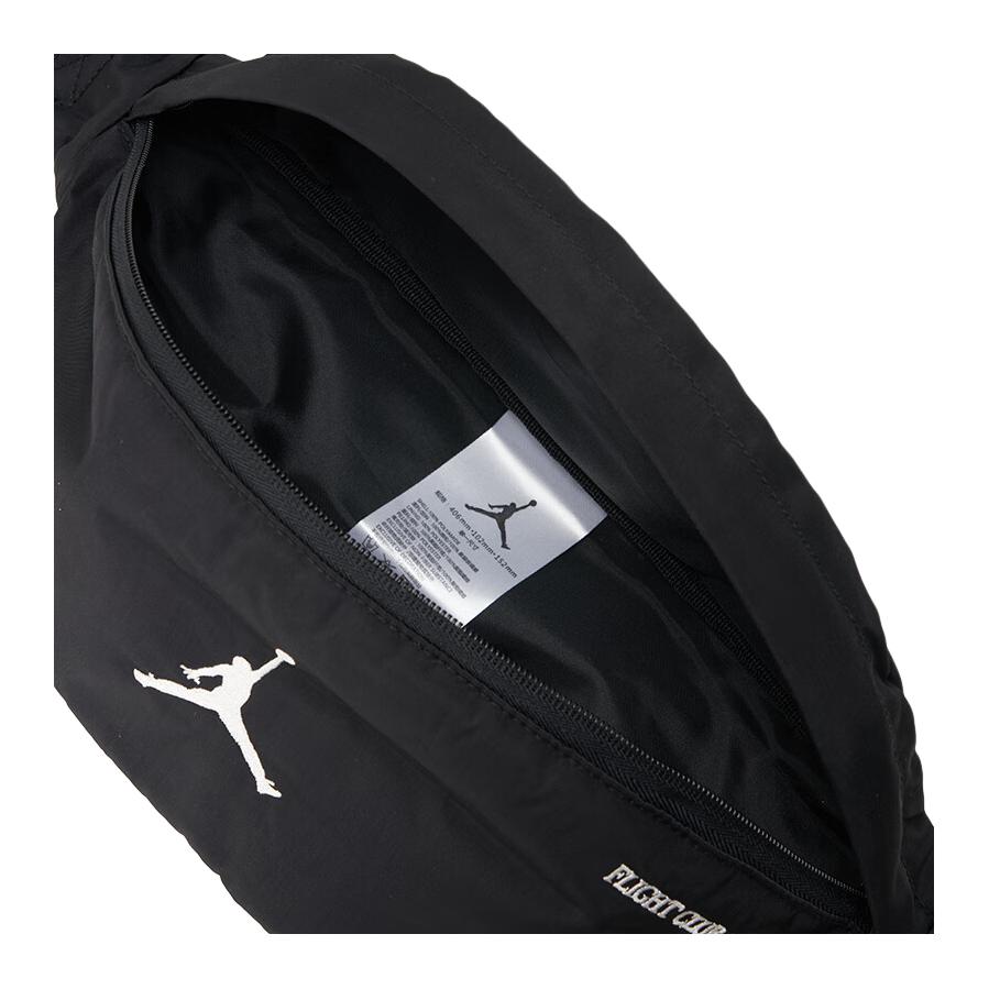 New Jordan Polyamide One Shoulder Crossbody Fanny Pack Unisex Black JD2533014AD-002