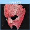 Geometrisches Muster Harz Cosplay Halloween Gesichtsmaske für Party und Kostüm