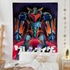 Cartoon UFO Robot GGoldorak Printed Large Wall Tapestry Art Science Fiction Room Home Decor Decor Blanket