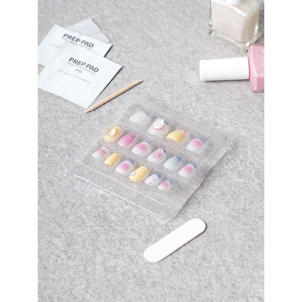 Daiso 25ss Titapress Square Nail Tip  4