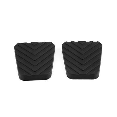 Akozon Brake Clutch Pedal Pads, Replacement for 1 Pair of Auto Rubber Brake Clutch