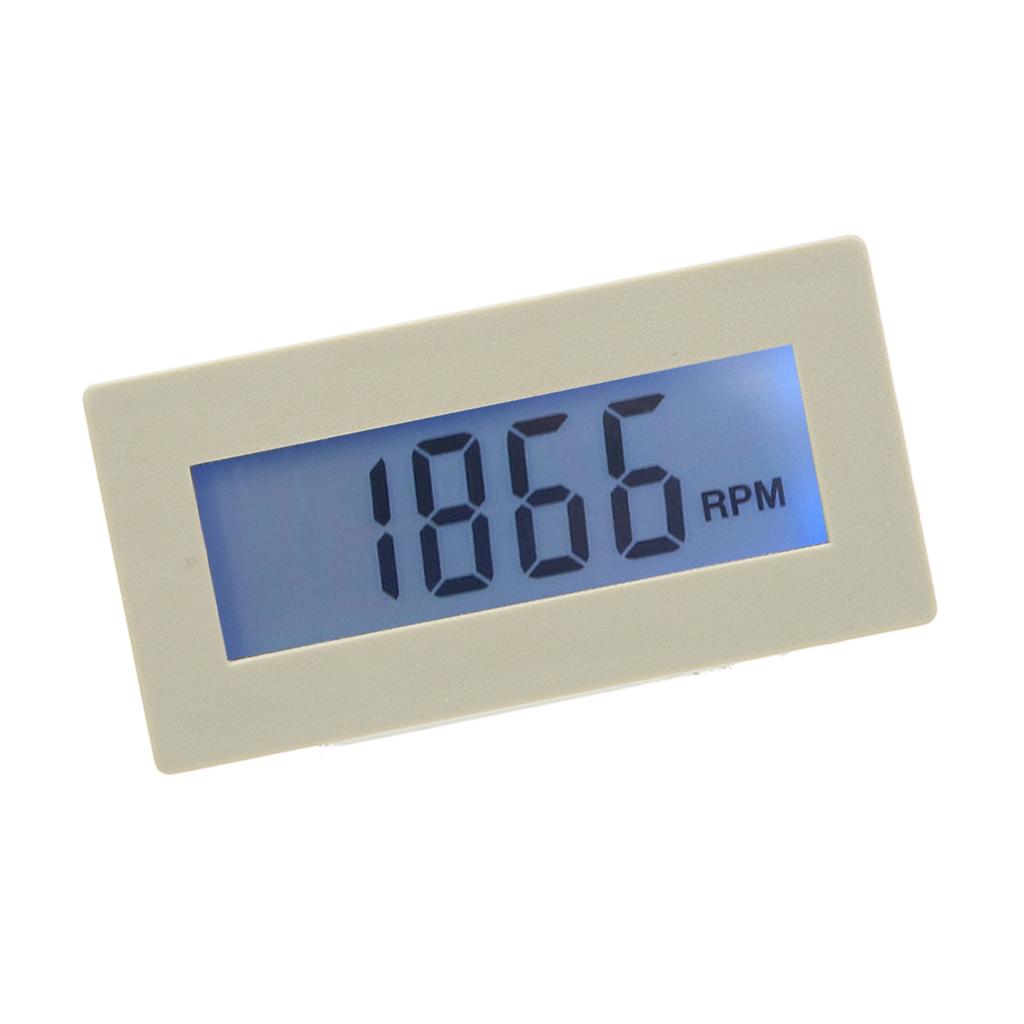 Motor Tachometer 10 To 9999 LCD Display Accurate Measurement RPM Tachometer with Hall Sensor DC8‑24V