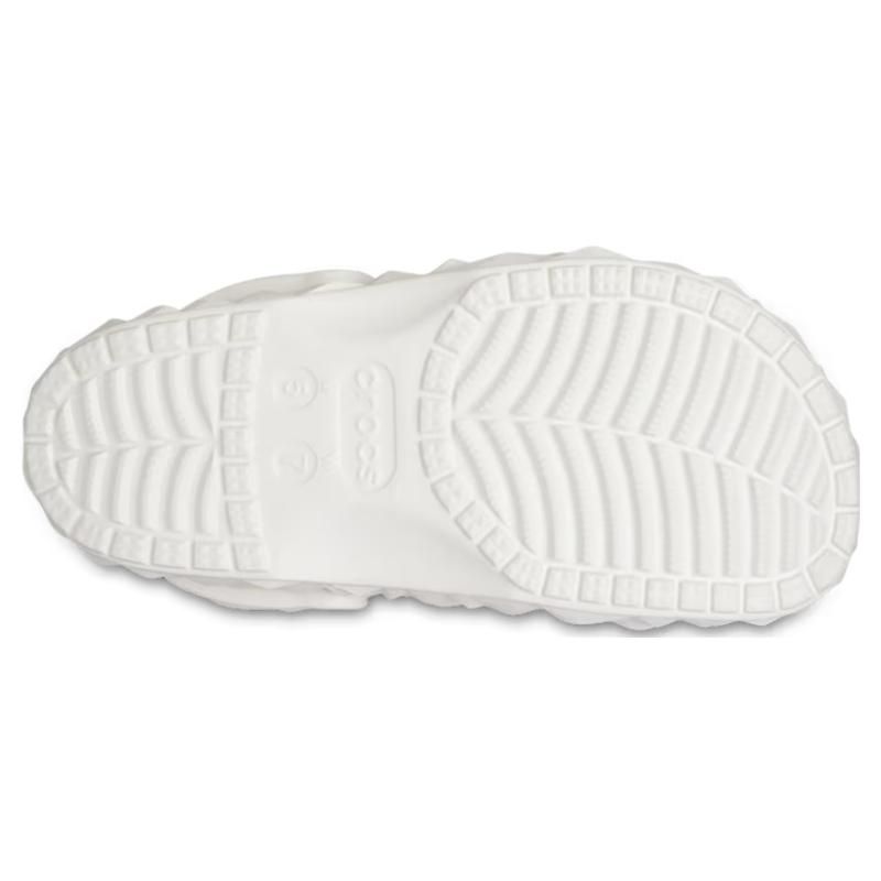Crocs Round Toe Easy Silent Clogs Unisex Clogs White 210069-100