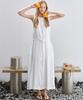 MALOUPE 7106 Sleeveless Long Dress (White)