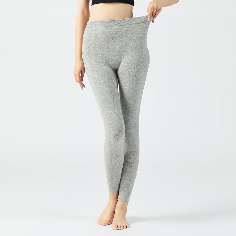 Mu Qingqing Damen Warme Herbst/Winter Kaschmirmischhose