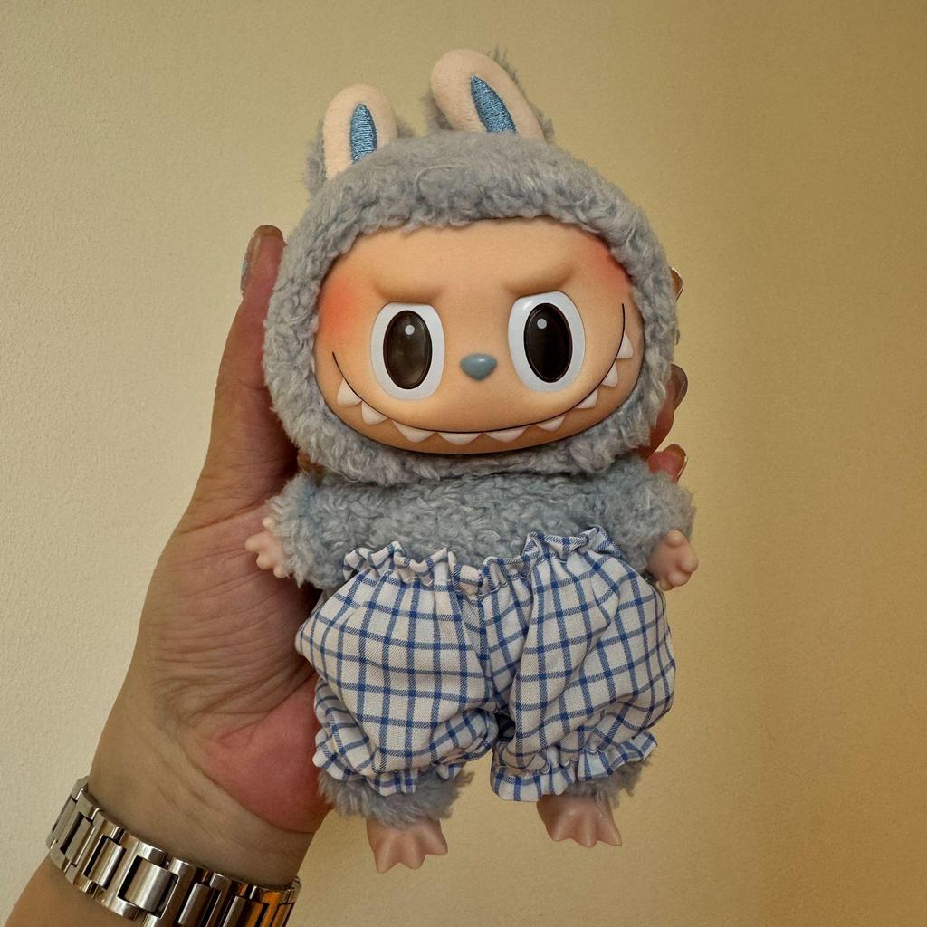 Plaid Pumpkin Dog Pants (13cm-23cm) - Labubu Pet Accessories Shorts